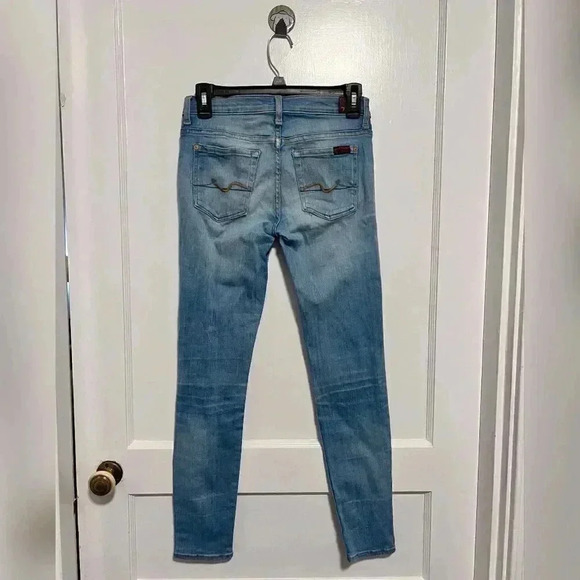 7 for all mankind skinny crop jeans - Picture 2 of 5